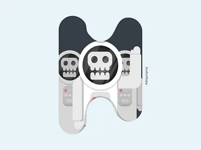 ASTRONOUT astronaut character character design characters design flat flat illustration flatdesign illustration illustrator vector