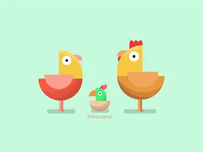 CHICKS character character design characters design flat flat illustration flatdesign illustration illustrator minimal