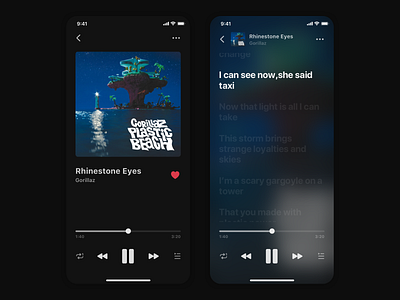 Day008_Music player and lyrics app lyrics music player