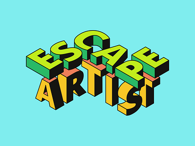 Escape Artist Podcast Cover Concept 6 album album art album artwork album cover album cover design alex nick apple artist bold escape podcast podcast art podcast logo podcasting