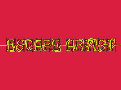 Escape Artist Podcast Cover Concept 10 album album art album artwork album cover album cover design escape artist illustration maze pod podcast podcast art podcast logo podcasting podcasts simple typography