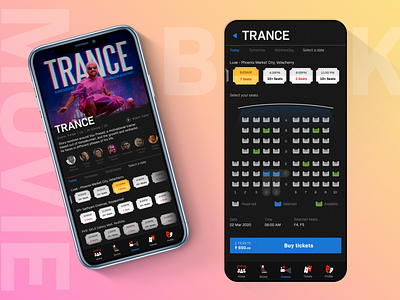 Ticket booking app 2020 2020 trends app application booking app mobile app mobile app design mobile ui uidesign uxui