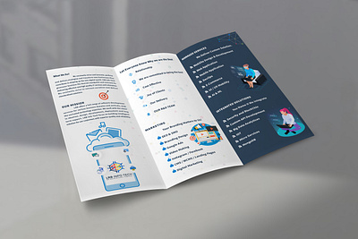 LRB BROCHURE blue brand branding brochure brochure design clean design graphic design identity illustration illustrator logo tamil typography vector