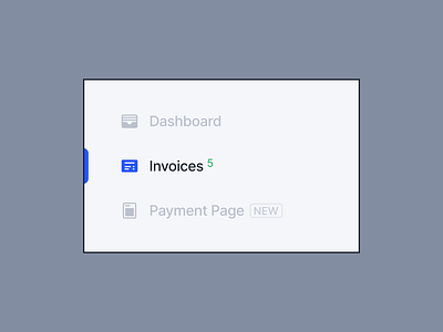 New received payments alert app badge clean counter finance icon interaction interface invoice menu navigation notification typography ui