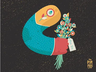 When will I see you again? 36daysoftype 36daysoftype07 alwayswaiting design family flowers friends graphic iampommes illustration love michaelkiwanuka missyou music playlist pommes quarantine typography vector