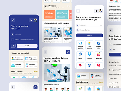 Medical Mobile App 0.2 clinic coronavirus covid 19 diagnostics doctor app food app health app healthcare hospital app medical medical app medical care medical design medicine medicine app mobile app product real estate realestate social app