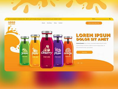 // Juice Brand Creative UI Website Design creative website creativewebsite design graphics juice brand website juicebrandwebsite layout ui ui design website website design websitedesign