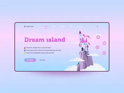 Weekly inspiration UI / UX daily design home page landingpage ui ux
