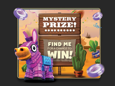 lucky pinata game card bonus card chips gambling game lucky mexican money mystery prize piñata player videogame
