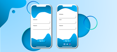 Sign In/Up concept design illustration ui