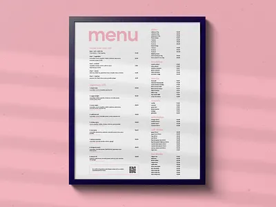 Fūdo Menu design affinitypublisher branding menu print print design sushi