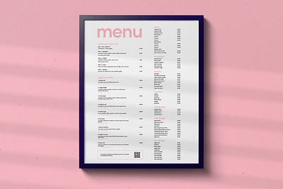 Fūdo Menu design affinitypublisher branding menu print print design sushi