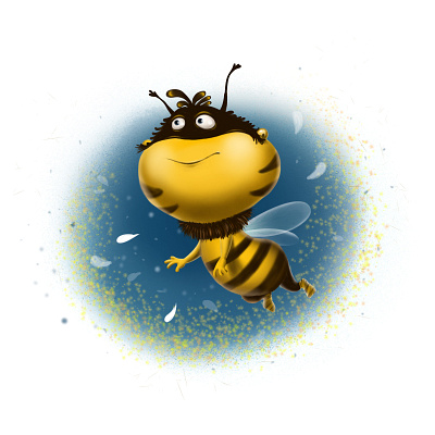 Bee the ball art bee book cartoon character characterdesign children creature drawing fantasy illustration photoshop art