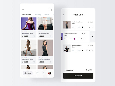 Fashion Store app cart checkout dress dribbble e commerce ecommerce fashion fashion app ios iphone iphone x mobile shirt shop shopping shopping app store ui ux