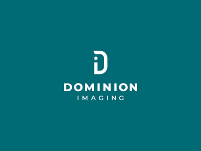 Dominion Imaging: logo design brand identity branding branding design health care health logo healthcare healthcare logo lettermark logo logodesign medical medical design medical logo modern logo richmond rva sans serif