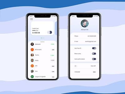 Bank App banking design iphone mobile app mobile design ui