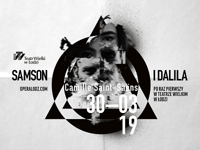 Samson and Dalila poster design