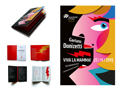 VivaLaMamma booklet branding poster design