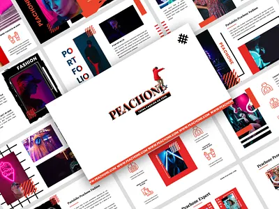 Peachone - Fashion Creative Presentation advert advertisement agency ashion biz business clean colorful company corporate creative device modern photography pitch deck portfolio simple startup studio unique