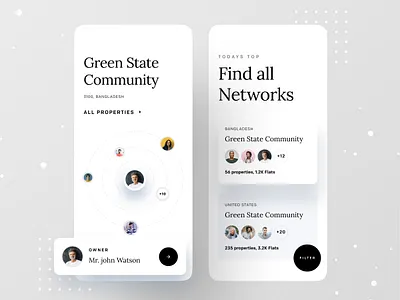 Real Estate Network agente app design community community college community logo community manager dribbble best shot dribbble invite estate agent house owner ofspace ofspace agency real estate real estate agency real estate agent real estate branding real estate logo