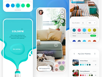 Colorpik color picker design ui ux visual design
