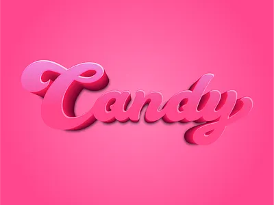 Candy branding design illustration logo poster typography typography logo vector