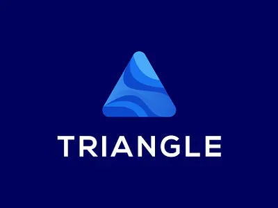 Modern Triangle Logo Template blue brand identity branding business colorful corporate creative flat fresh icon identity logo logo design logo mark minimalist modern shape symbol triangle