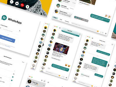 WhatsApp app chat app design redesign ui ux whatsapp