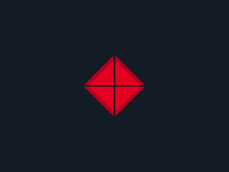 Triangulo logo / Logo triangle adobe illustrator after effect animation 2d argentina branding company company logo design gif