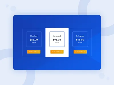 Pricing Table app design illustration minimal typography ui ux vector web website