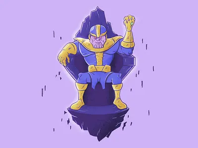 thanos character comics illustrator marvel thanos