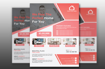 Creative Flyer Design branding branding design company profile design real estate flyer