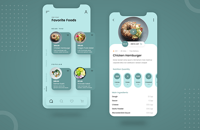 Daily UI Challenge 023/100 - Food Ordering App Concept 100uichallenge adobe xd ankur tripathi app design concept design daily 100 challenge dailychallenge dailyui dailyuichallenge food app food apps trending