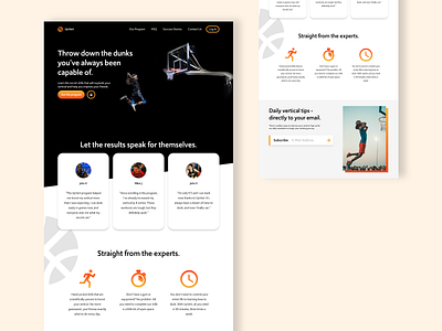 Vertical Program Landing Page adobe design illustrator landing landing design landing page landing page design landingpage ui ui design uidesign uiux ux ux ui ux design ux designer uxdesign