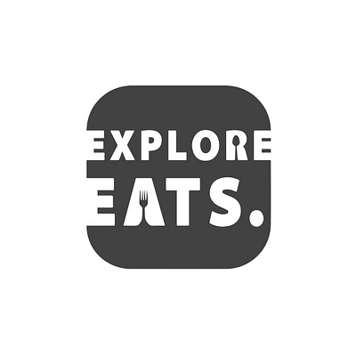 Explore Eats Logo app app design branding design icon logo ui ux