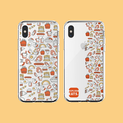 Explore Eats - iPhone Cases app app design design illustration iphone iphone case logo vector