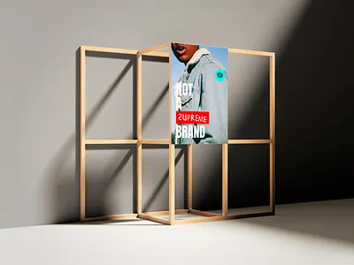 NOT A BRAND Poster brand design brand identity branding branding design design fashion fashion brand not not a brand