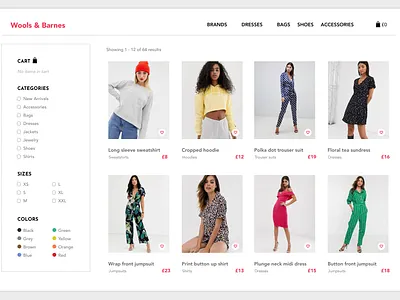 Ecommerce catalogue page design catalog design catalogue catalogue design designs ecommerce fashion fashion app fashion design flat minimal online store personal website portfolio shopping ui ux web website