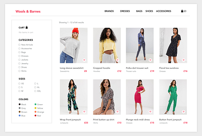 Ecommerce catalogue page design catalog design catalogue catalogue design designs ecommerce fashion fashion app fashion design flat minimal online store personal website portfolio shopping ui ux web website