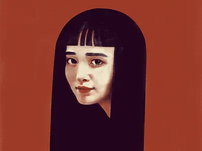 Portrait of Yuka design digital art illustration illustration digital painting photoshop portrait portrait illustration