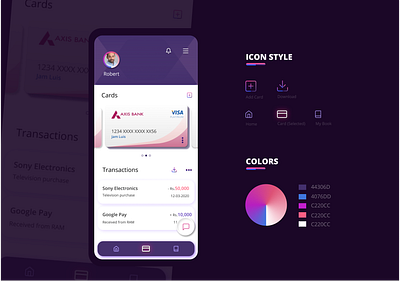 Banking App colorslayouts daily 100 challenge designinspiration dribbble lovefordribbble ritu ui 100 ui love uidesign