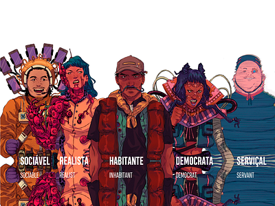 BAKKA colletivity 03 archetype artwork branding card design charecter design design futuristic graphic design illustration japanese art