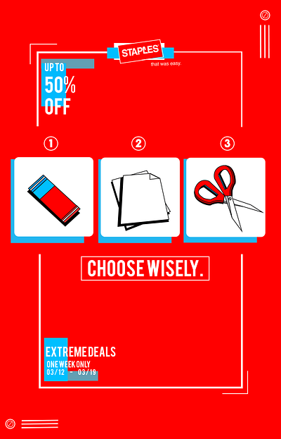 Choose Wisely! graphic design illustration poster visual art visual design visual identity