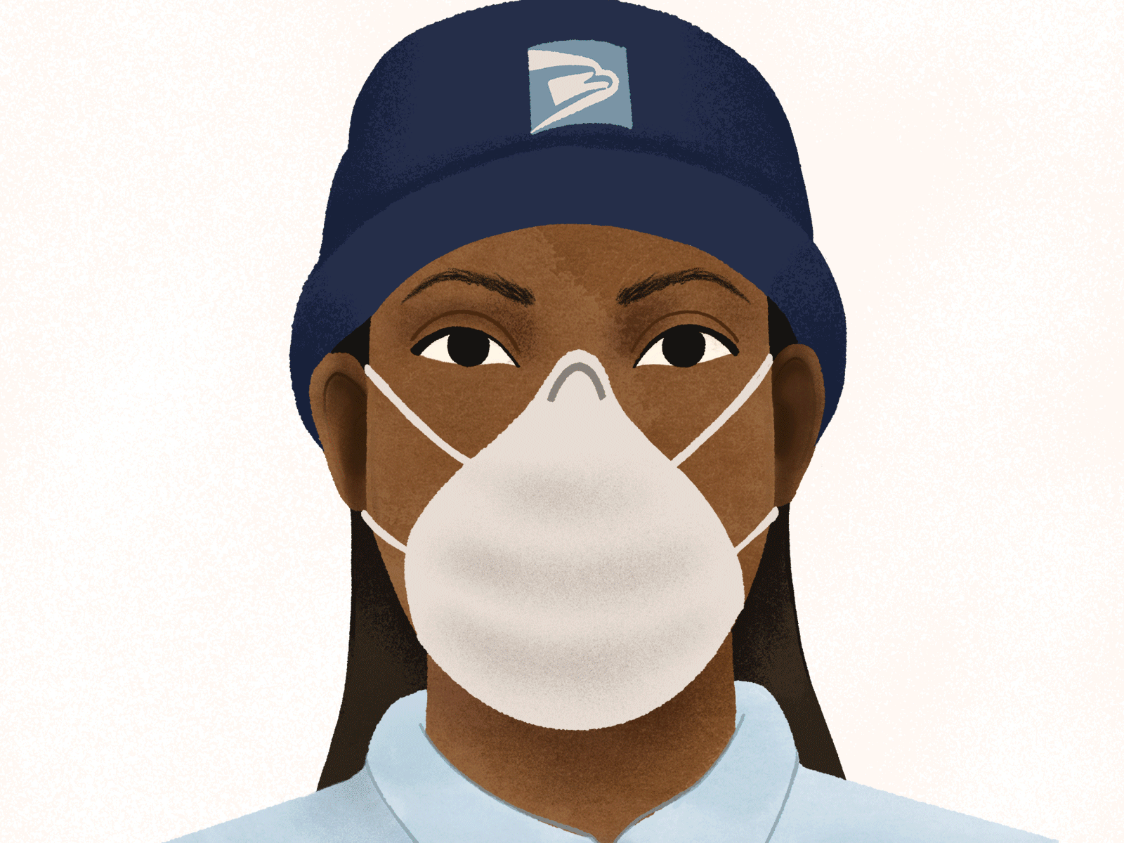 Thank You Essential Workers coronavirus covid19 doctor drawing essential workers grocer grocery healthcare hero heroes illustration illustrative nurse procreate texture usps