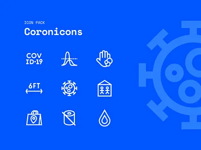 Coronicons Covid-19 Icon Pack coronavirus coronicons covid covid 19 design download figma flatten the curve free free download freebie gumroad hand icon icon pack icons infographic virus