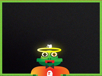 A Bathing Frog after effects animation ben marriott frog frog animation motion motion design motion graphics