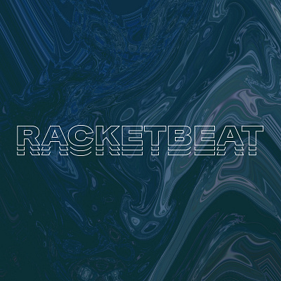 Racketbeat Logo logo logo design logotype type typographic typography