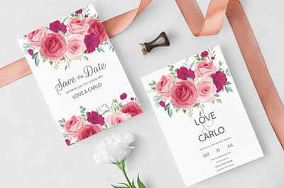 Beautiful floral wreath wedding invitation card template art background beautiful card celebration decoration decorative design elegant floral flower frame greeting invitation invite spring template vintage wedding wreath