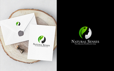 Natural Senses Logo Design beauty logo branding design logo minimal nature logo woman logo