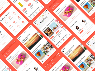 Gift-Giving App mobile app mobile apps product design ui ui design uxdesign visual design